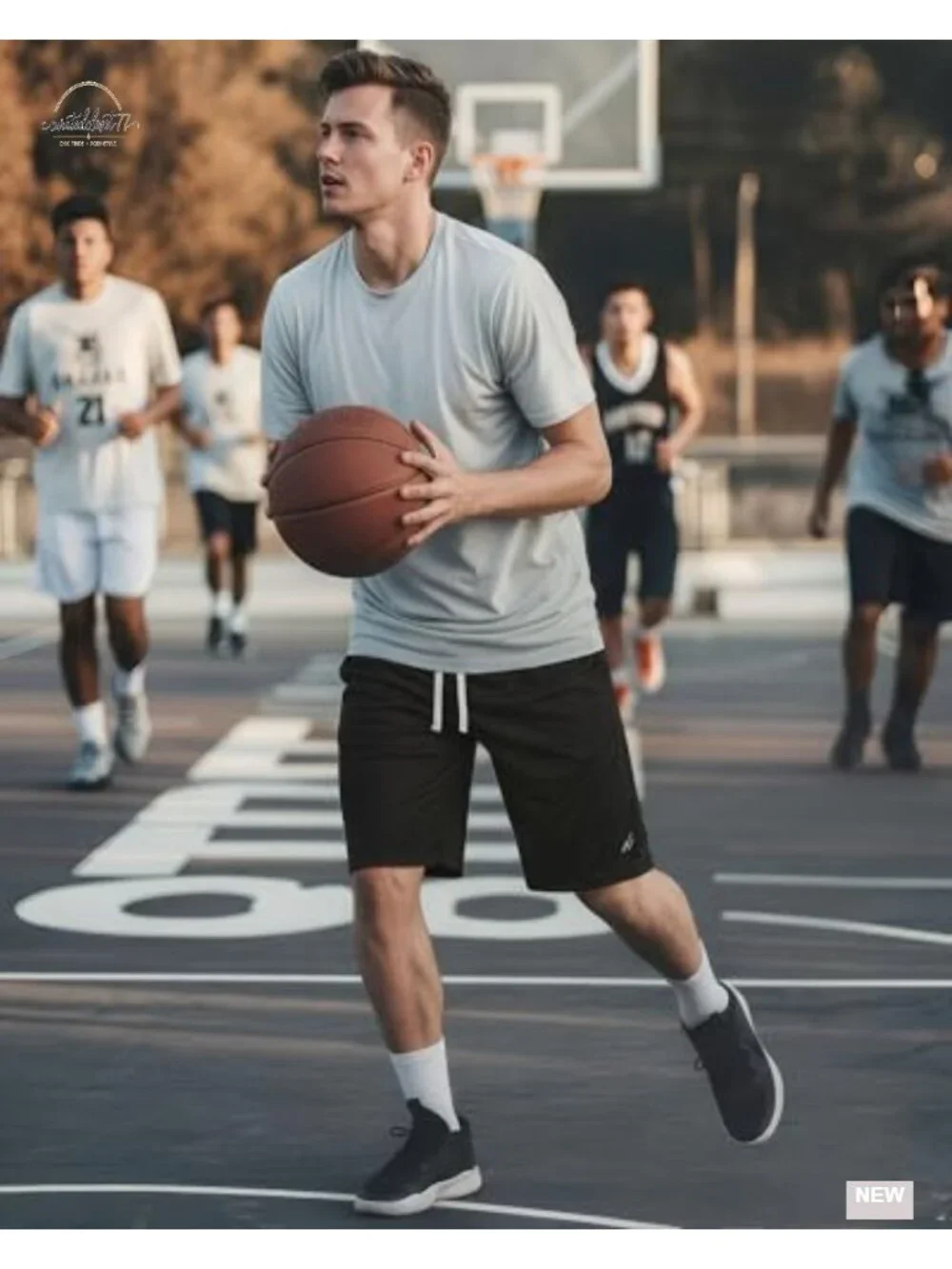 Men's Quick Dry Athletic Shorts with Pockets